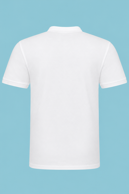 Tricou Polo Business, Alb
