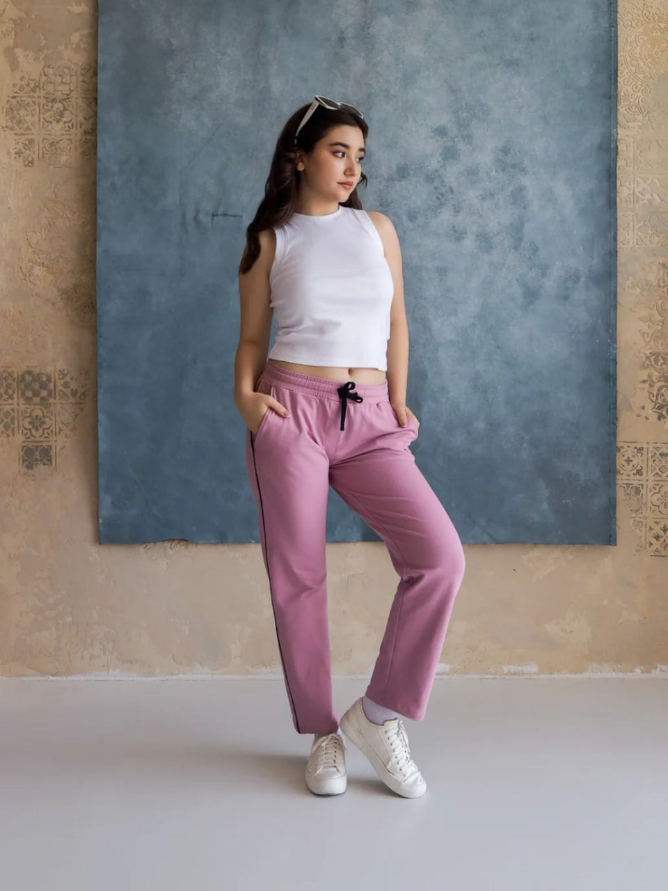 Pantaloni bumbac femei