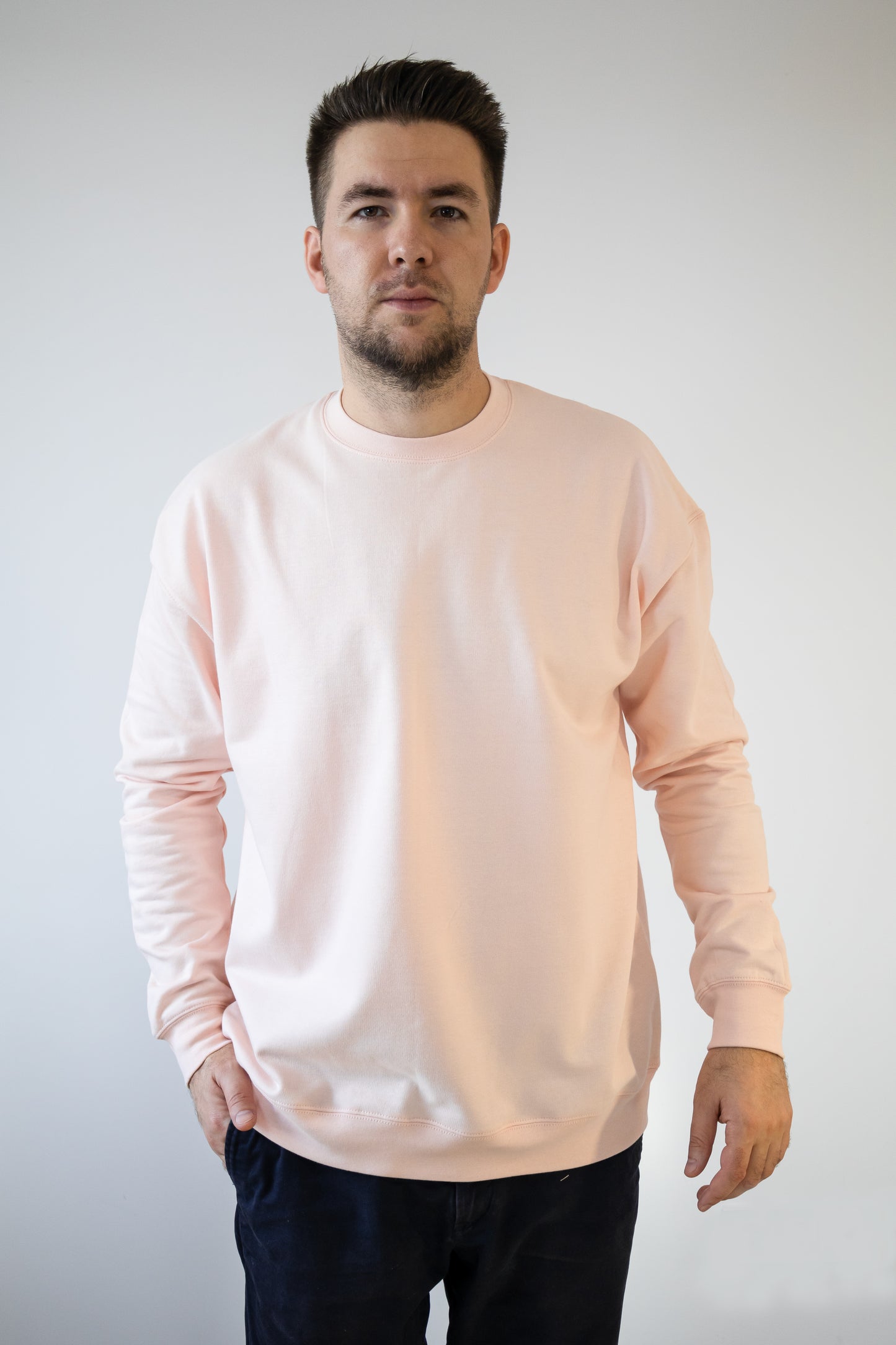 Bluză oversize bumbac,  unisex cu fleece 300