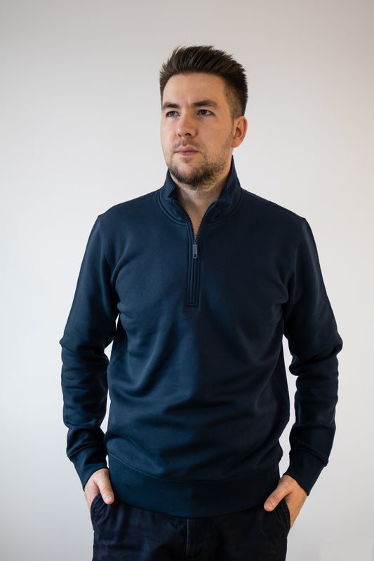 Hanorac bumbac organic cu fleece 350