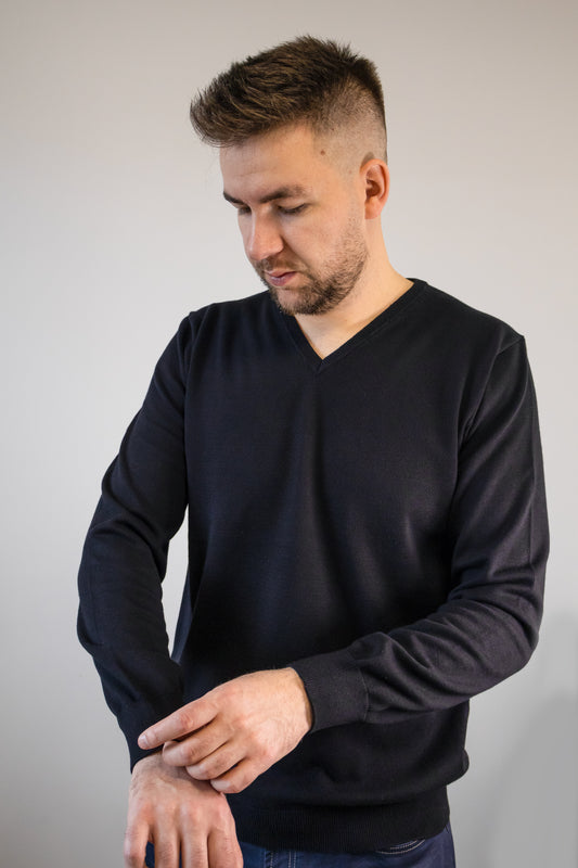 Pulover Legend guler V negru