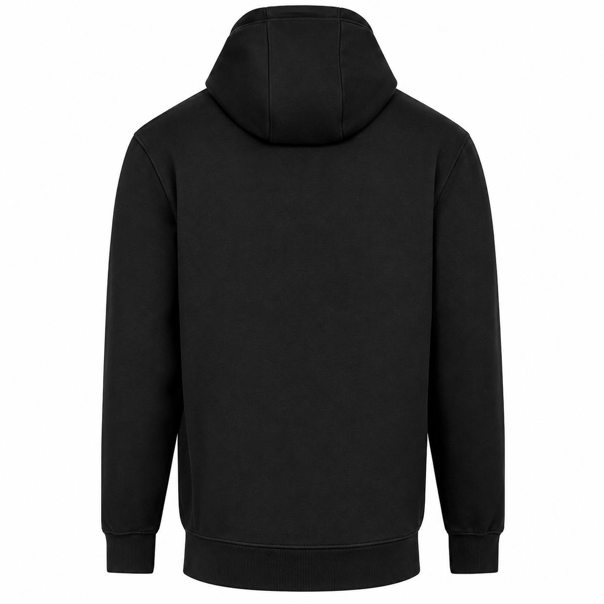 Hanorac cu fermoar premium Wild, Negru