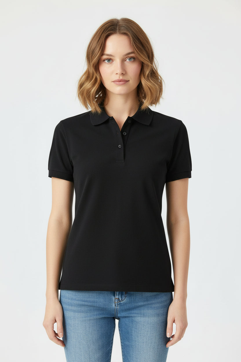 Tricou polo dame Pique