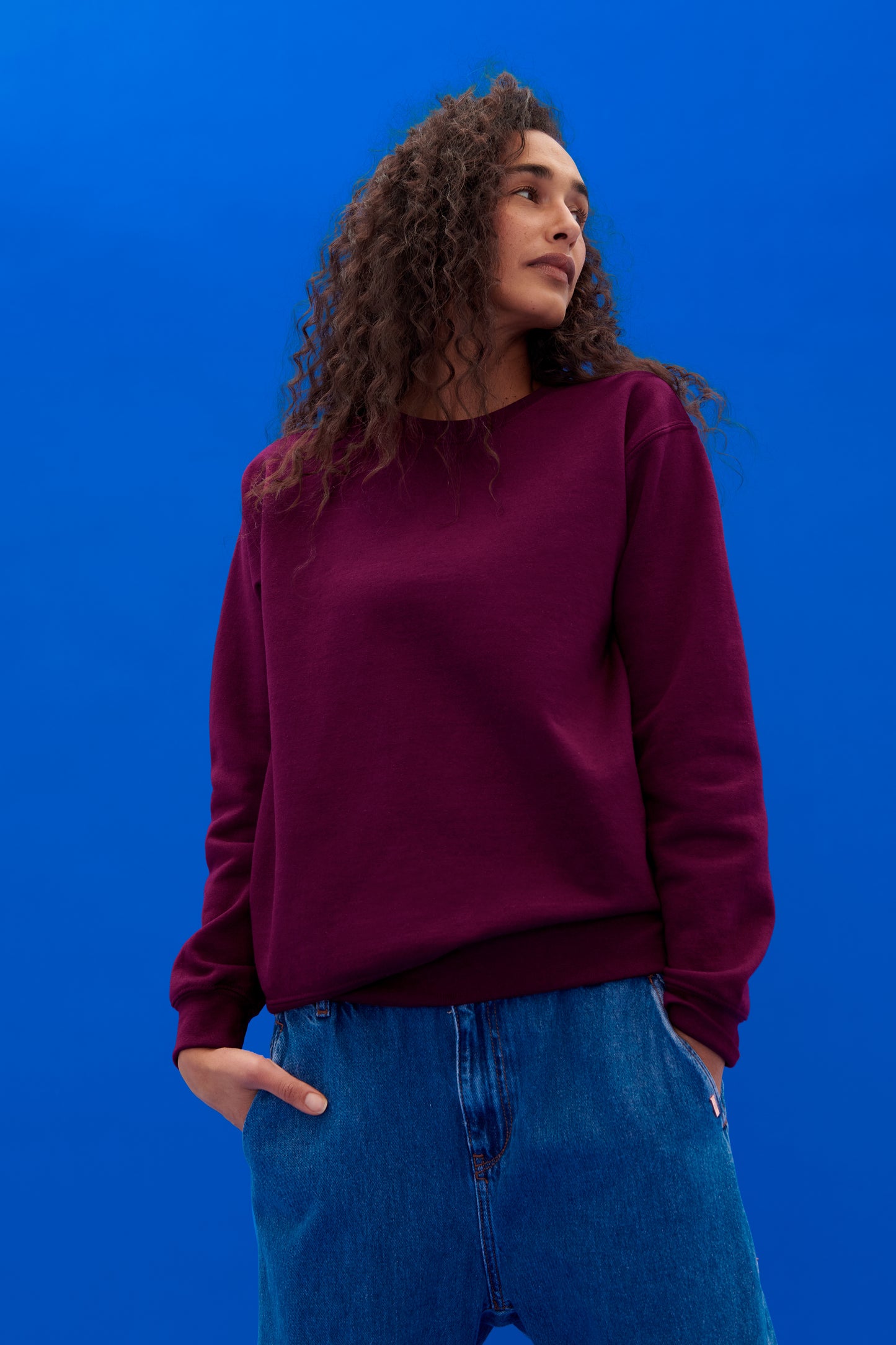 Bluză unisex bumbac cu fleece 300