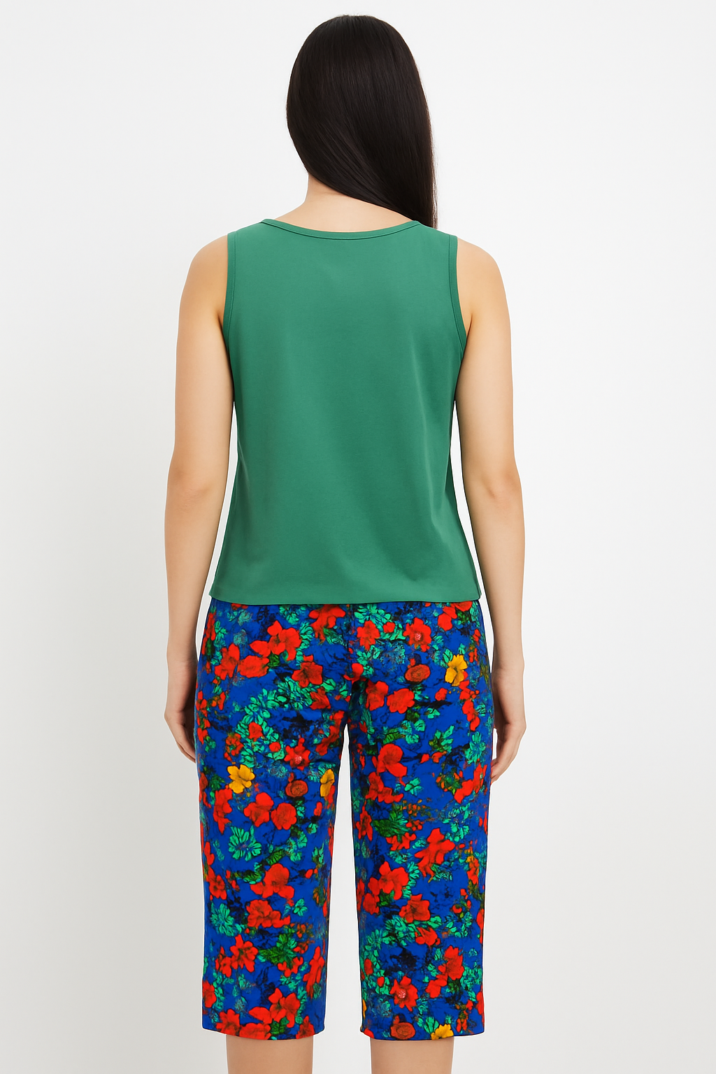 Pijama dame cu imprimeu floral