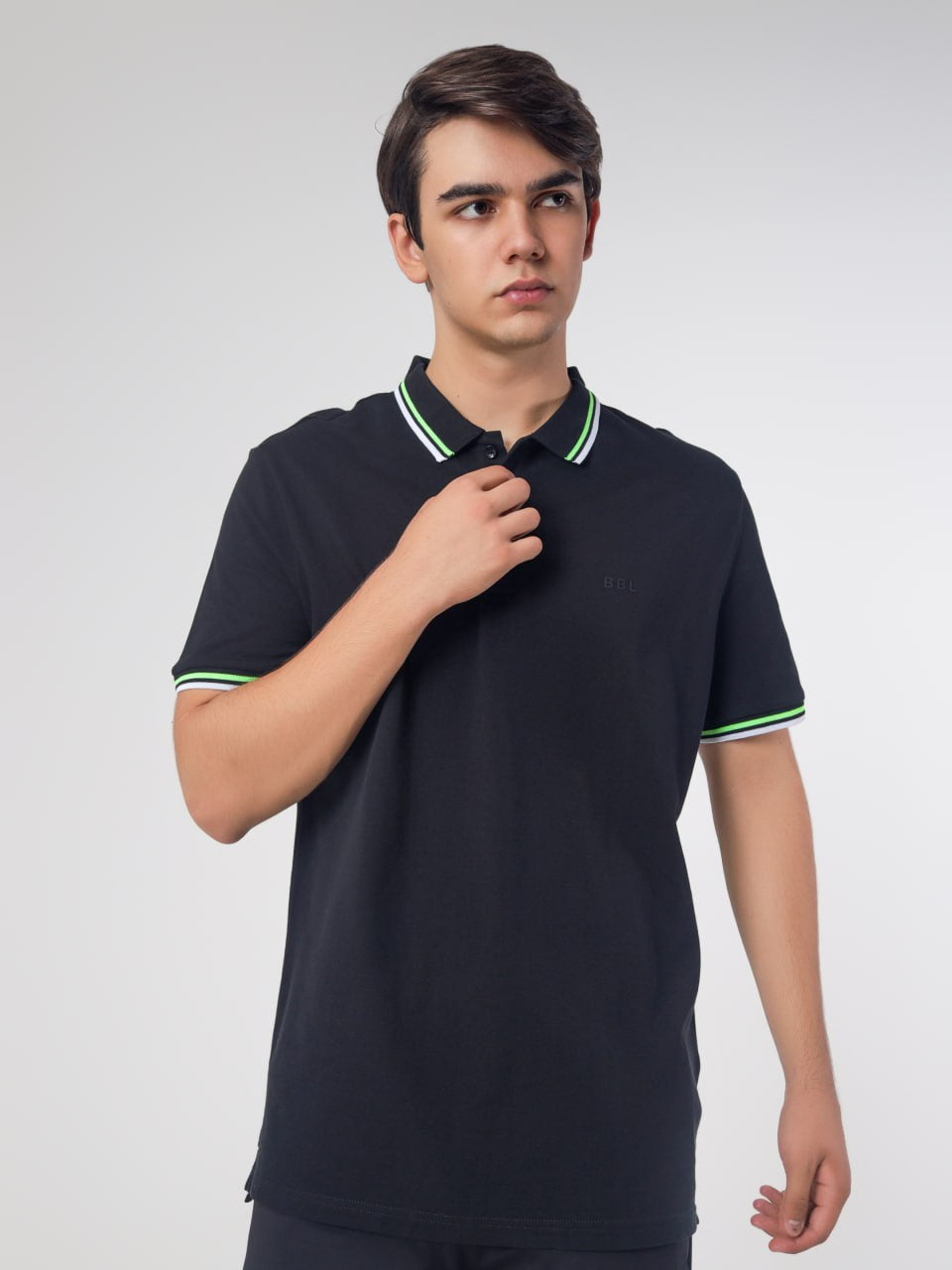 Tricou polo negru
