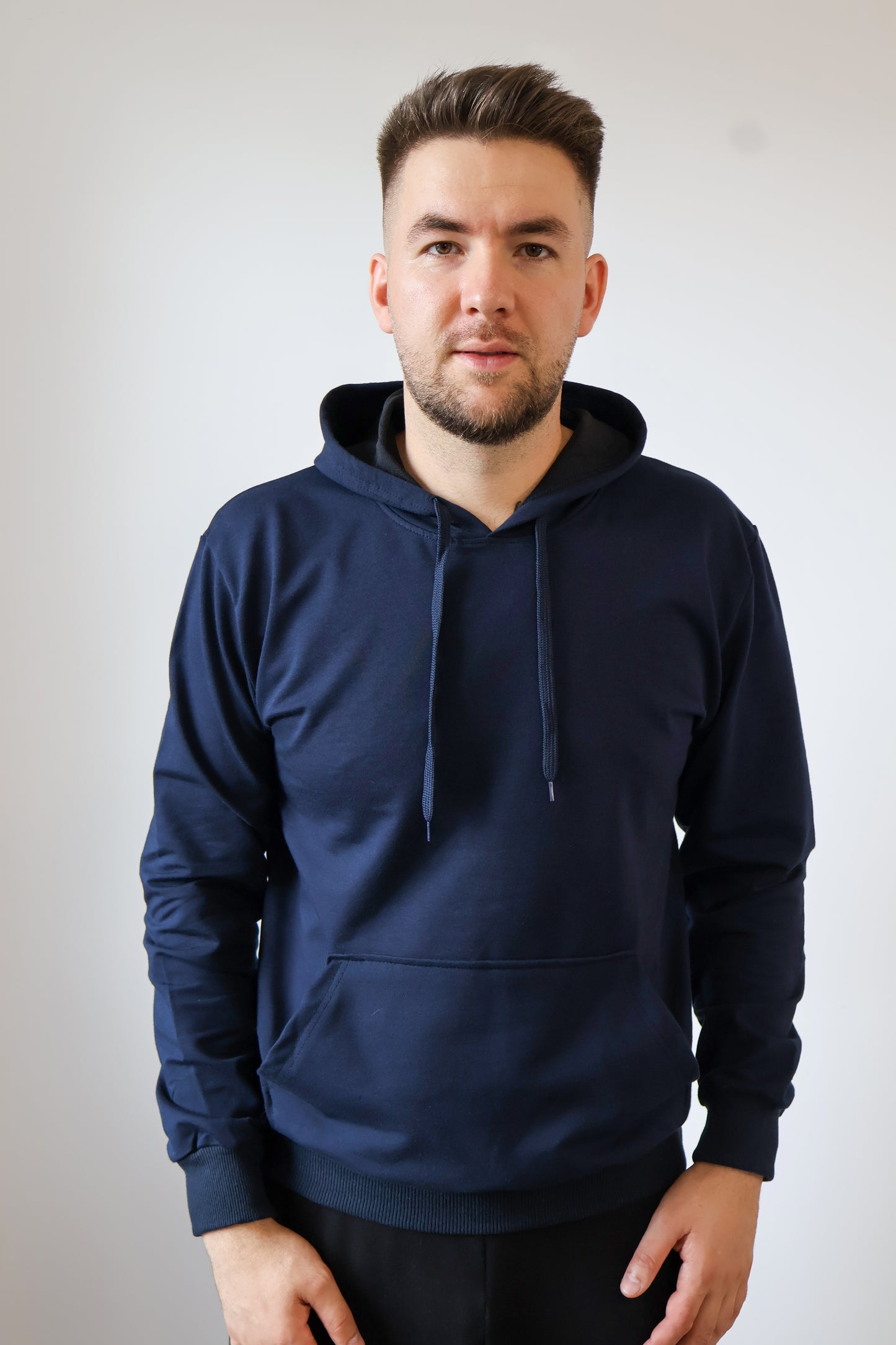 Hanorac Monocrom Unisex Bleumarin