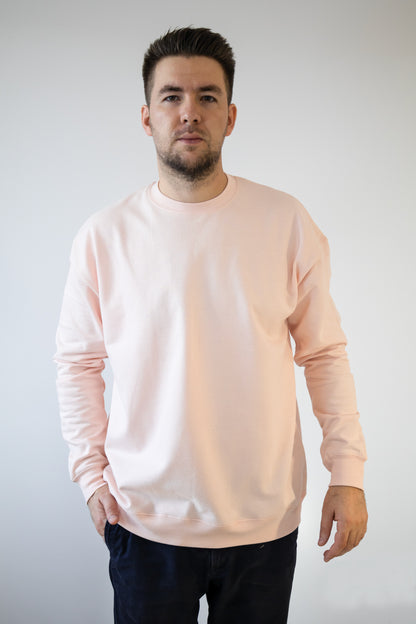 Bluză oversize bumbac,  unisex cu fleece 300