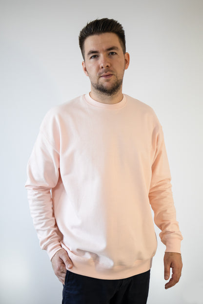 Bluză oversize bumbac,  unisex cu fleece 300