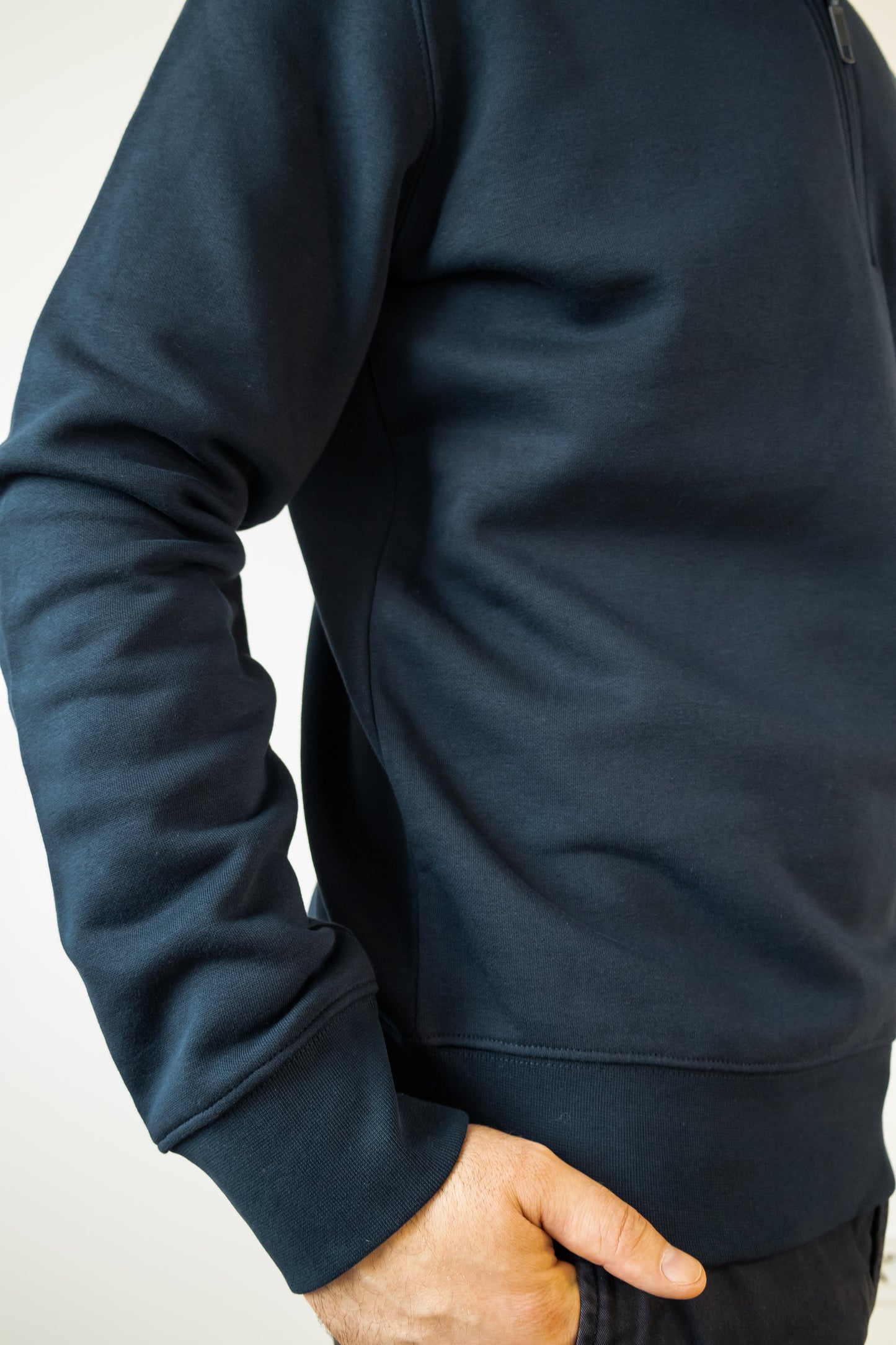 Hanorac bumbac organic cu fleece 350