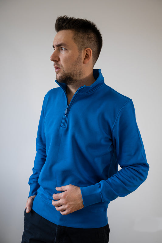 Hanorac bumbac organic cu fleece 350