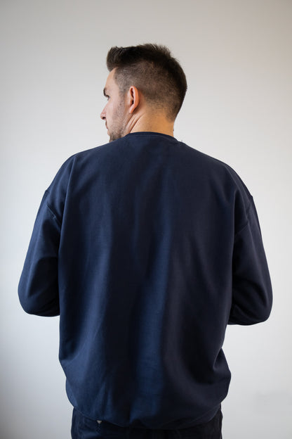 Bluză oversize bumbac,  unisex cu fleece 300