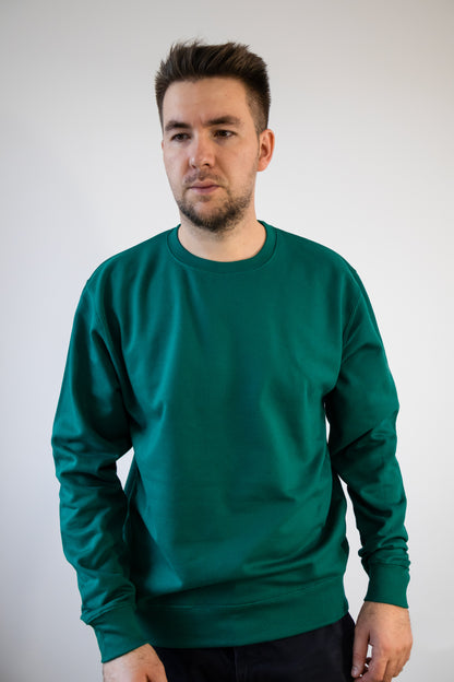 Hanorac Bluza bumbac organic,  unisex cu fleece 300