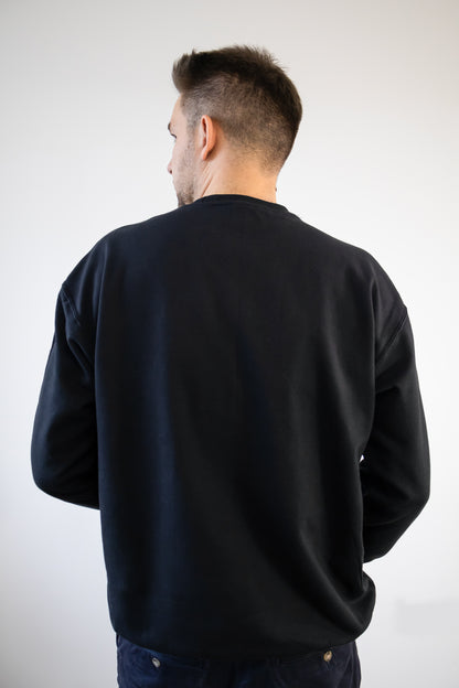 Bluză oversize (croială largă) bumbac,  unisex cu fleece 300