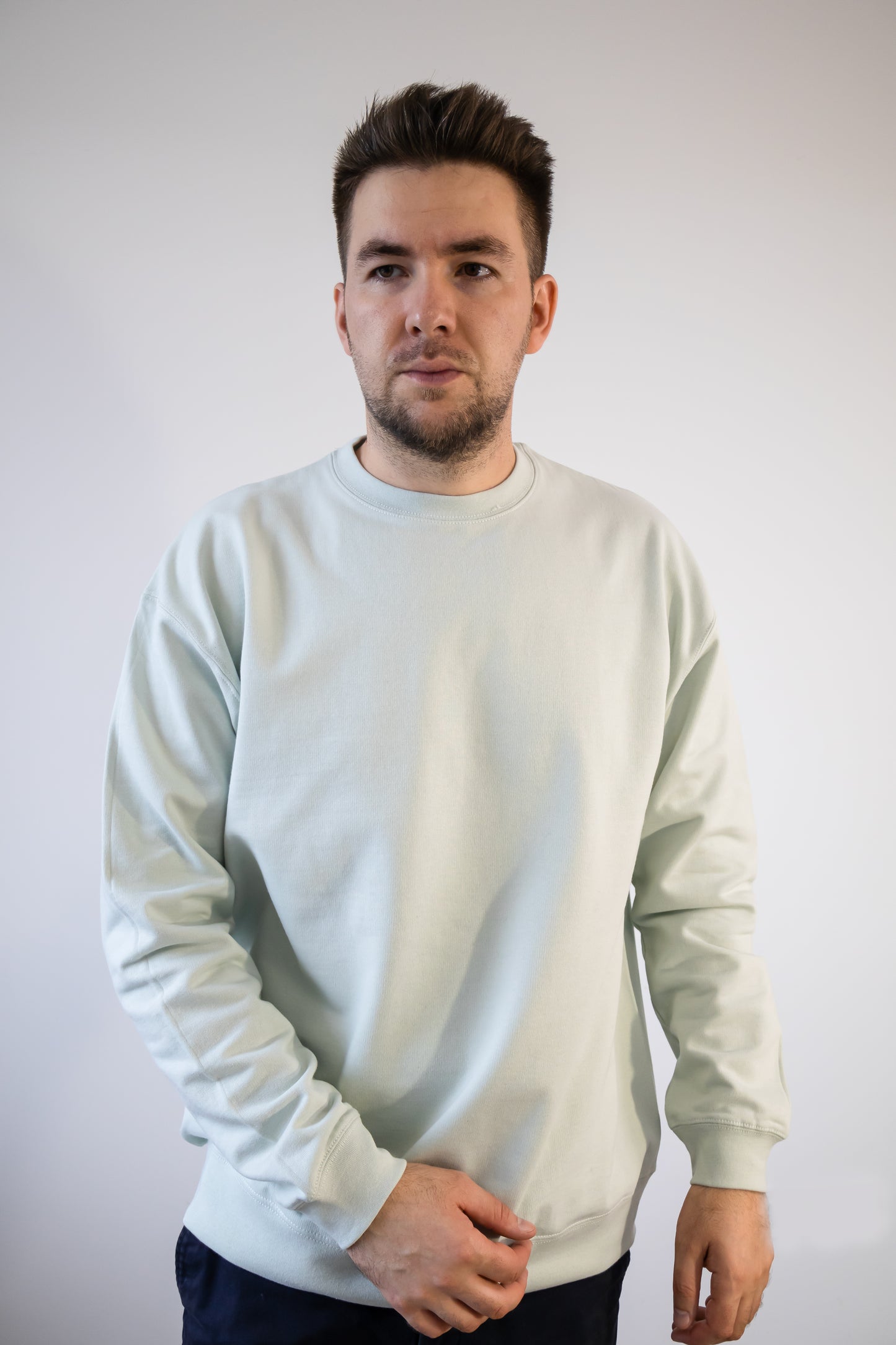 Bluză oversize bumbac,  unisex cu fleece 300