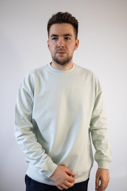 Bluză oversize bumbac,  unisex cu fleece 300