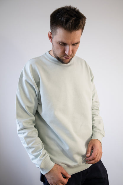 Bluză oversize bumbac,  unisex cu fleece 300
