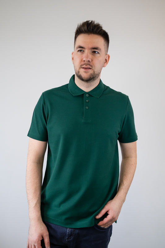 Tricou Polo unisex Forest