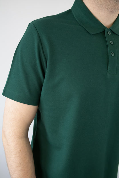 Tricou Polo unisex Forest
