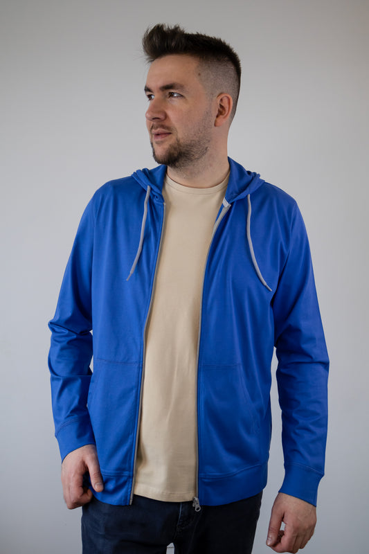 Hanorac unisex subțire primăvară-vară Royal Blue