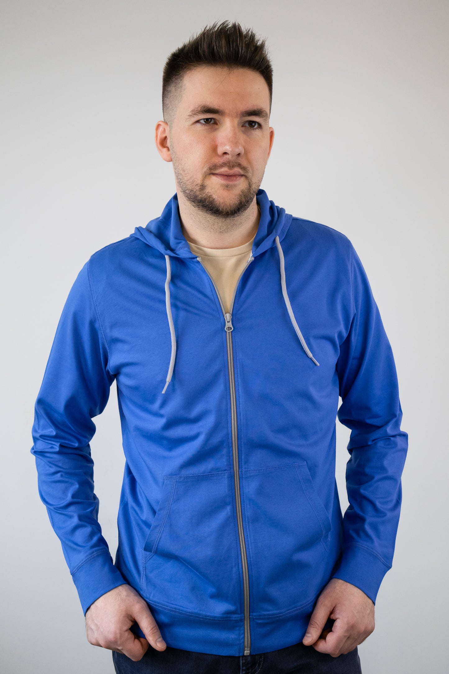 Hanorac unisex subțire primăvară-vară Royal Blue