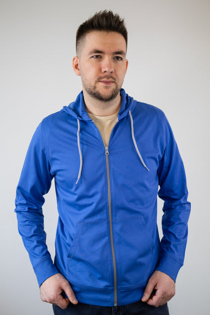 Hanorac unisex subțire primăvară-vară Royal Blue