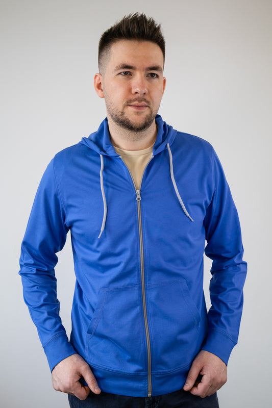 Hanorac unisex subțire primăvară-vară Royal Blue