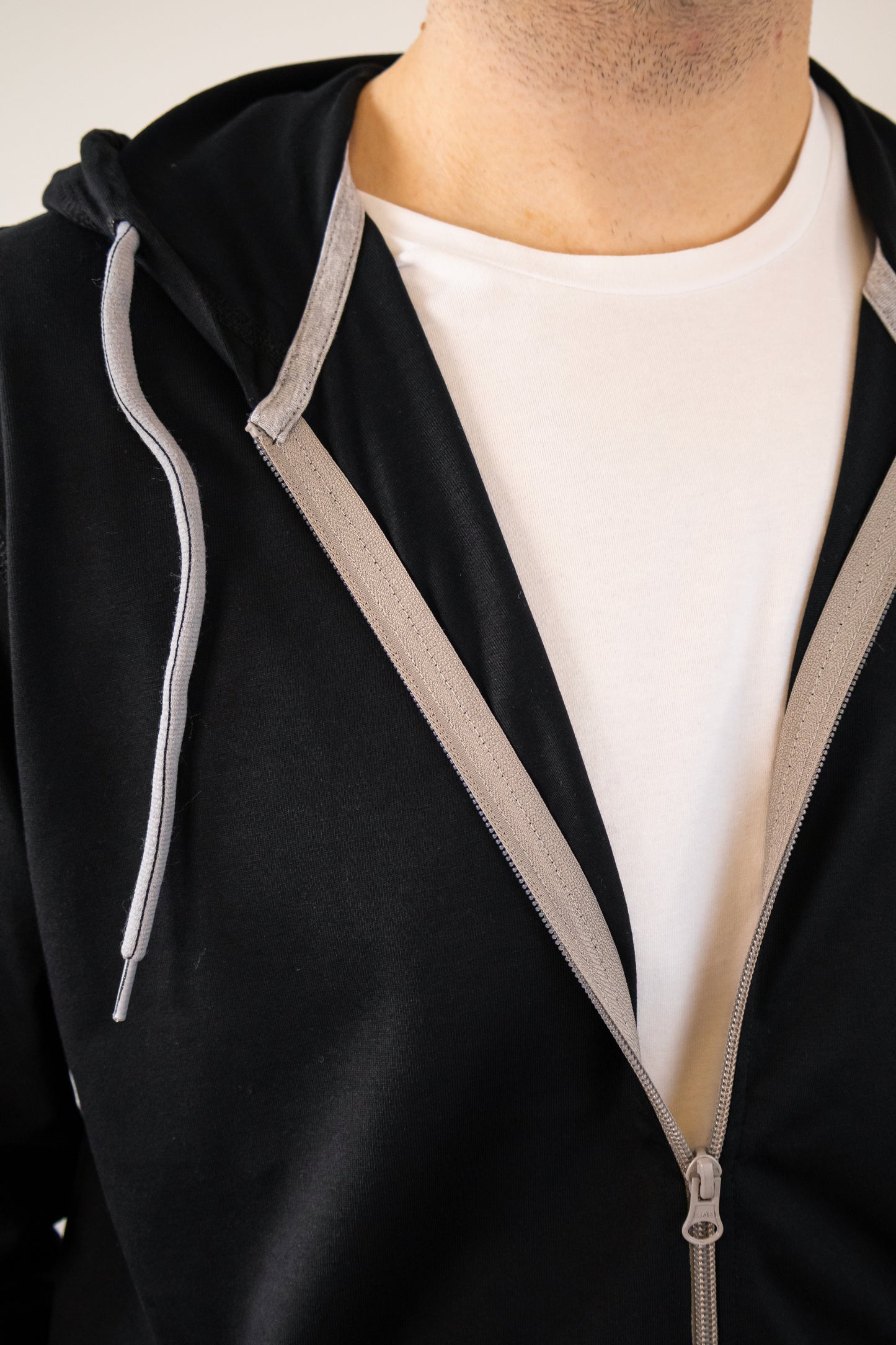 Hanorac unisex subțire primăvară-vară Black