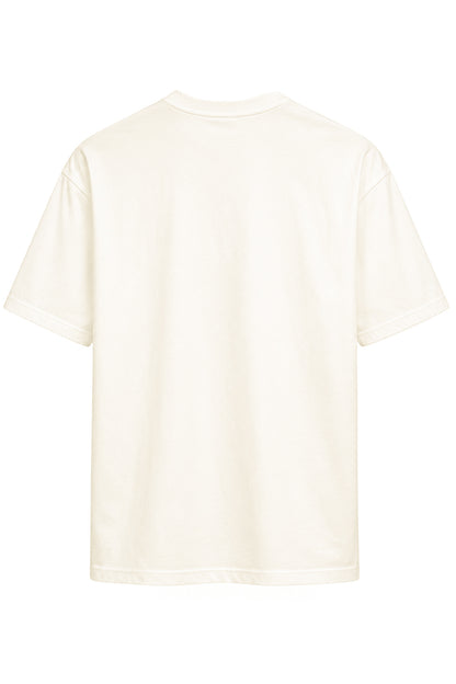 Tricou unisex oversize model Swag, Alb Unt
