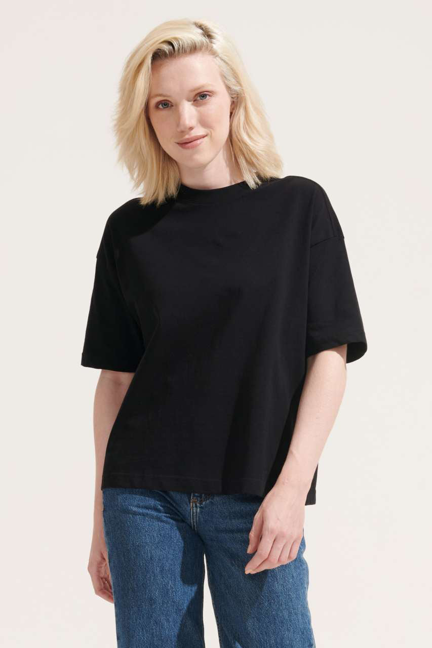 Tricou dama oversize Swag, Mouse Grey