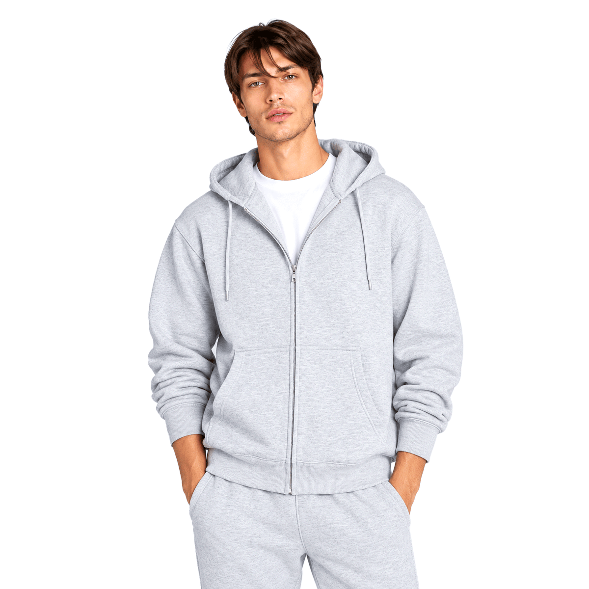 Hanorac unisex cu fermoar Core