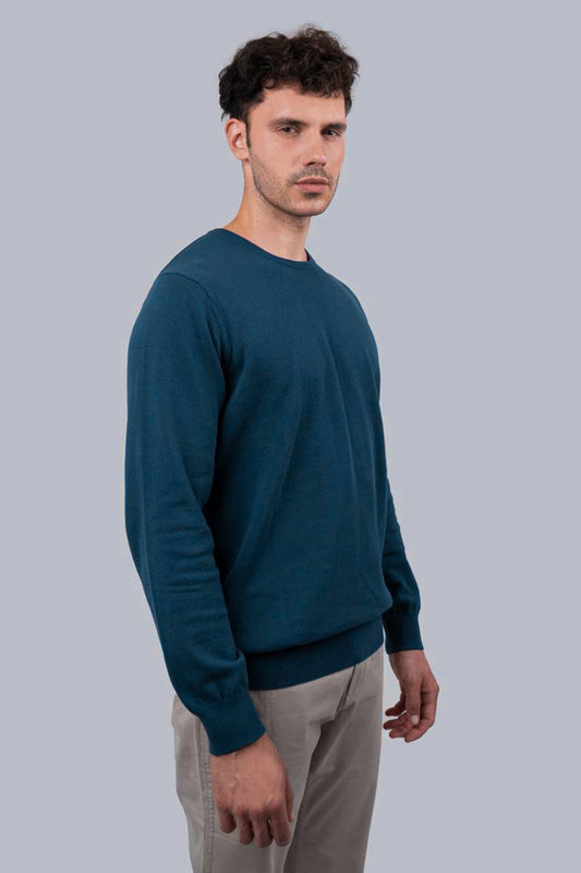 Pulover Legend guler rotund Albastru Închis