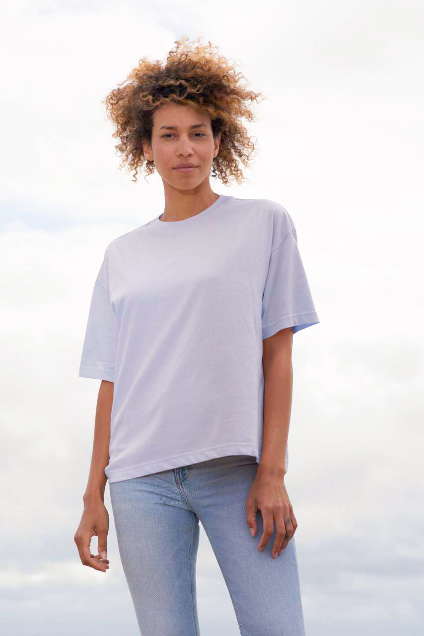 Tricou dama oversize Swag, Mouse Grey