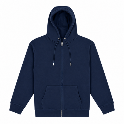 Hanorac cu fermoar premium Wild, Navy