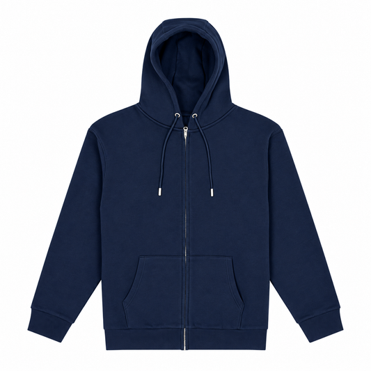 Hanorac cu fermoar premium Wild, Navy